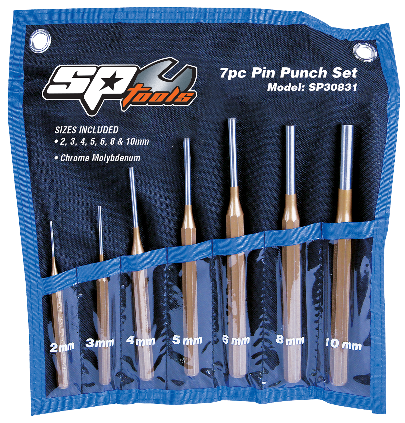 SP Tools Pin Punch Set-5 Piece SP30831