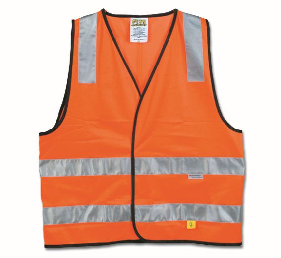 Maxisafe Hi-Vis Orange Safety Vest (Class D/N) MEDIUM