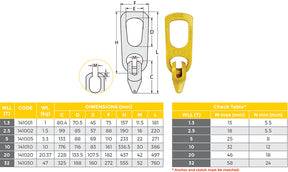 Swivel Panel Lifter 1T-1.3T Code:141001