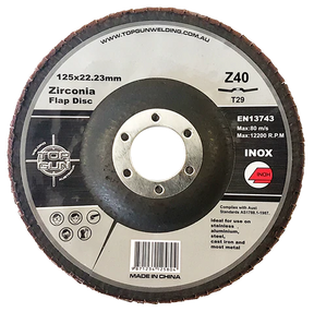 Top Gun Zirconia Flap Disc 5" 40 Grit 1PC