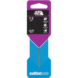 Sutton Tools 1.5mm Heavy Duty Cobalt Jobber Drill Bit