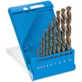 Sutton Tools - Drill Set - Left Hand Jobber - Cobalt - 10 Piece -D202LH10M