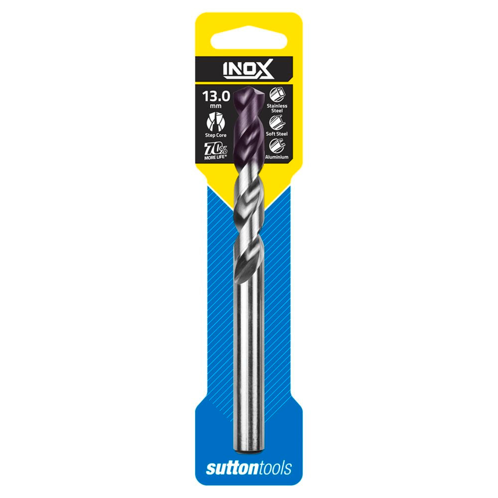 Sutton Tools 13.0mm INOX Stainless Steel Jobber Drill Bit