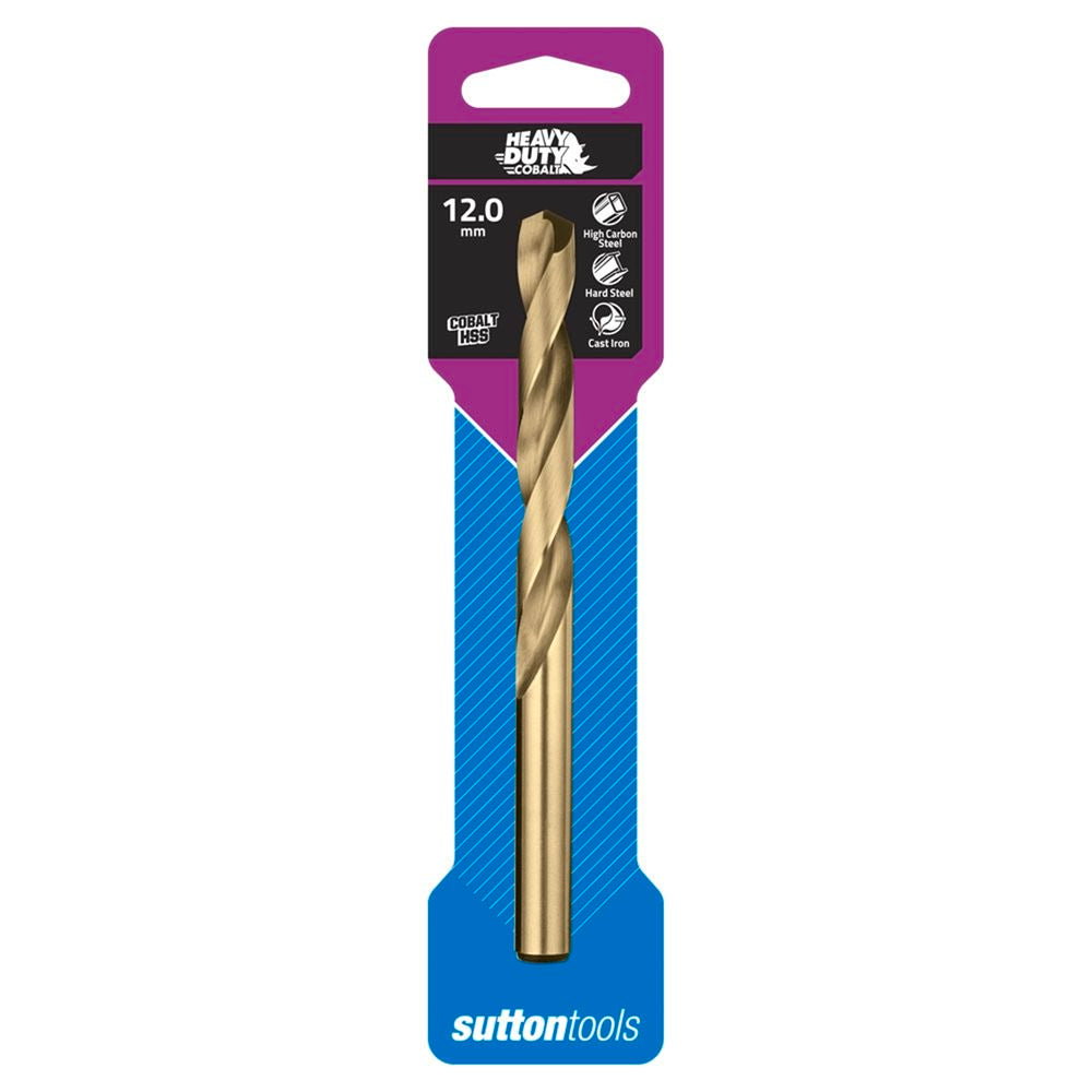 Sutton Tools 12mm Heavy Duty Cobalt Jobber Drill Bit