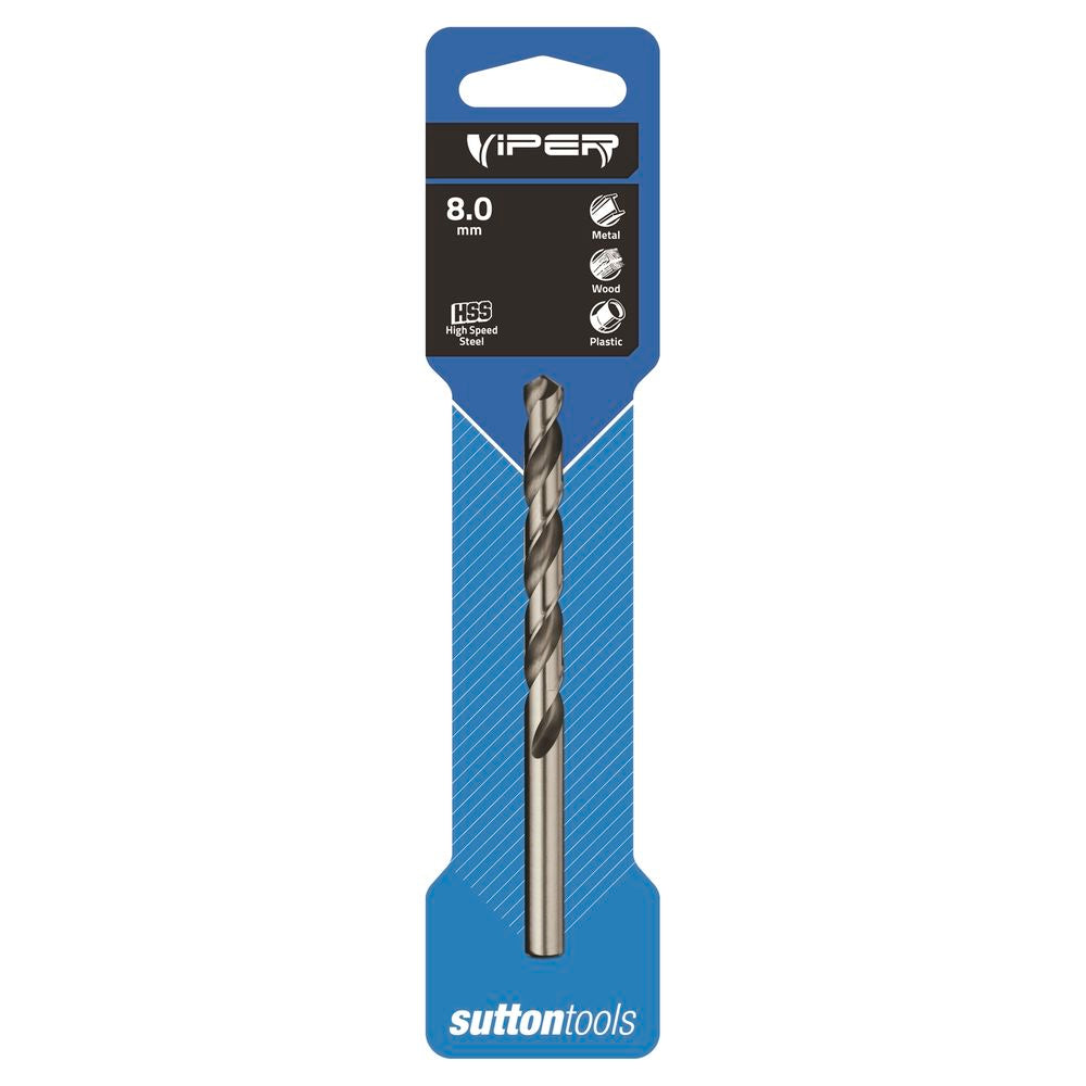 Sutton Tools 8mm Viper Jobber Drill Bit