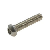 BUTTON HEAD SOCKET M10 x 35mm ZINC