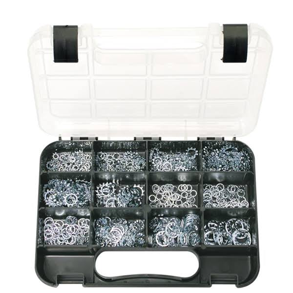 GJ Works Grab Kit 540 Piece Zinc Imperial Star Washer Set Gka540