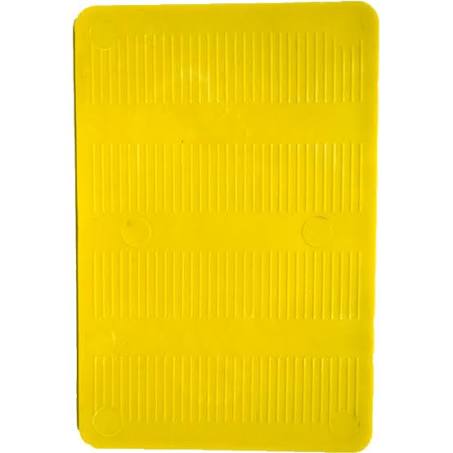 SHIM 150 x 100 x 5mm YELLOW