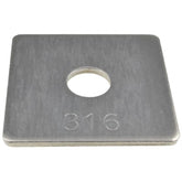 SQUARE WASHER (STAINLESS)