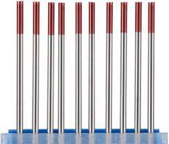 TUNGSTEN THORIATED ELECTRODE 1.6mm  RED TIP 10PK