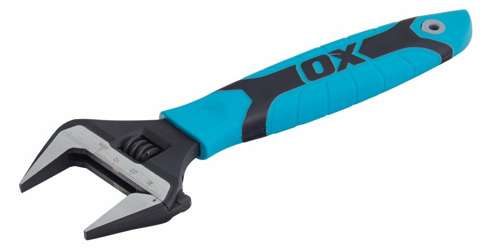 OX Pro Series Adjustable Wrench Extra Wide Jaw10” (250mm)