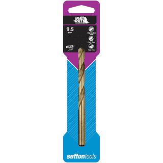 Sutton Tools 9.5mm Heavy Duty Cobalt Jobber Drill Bit